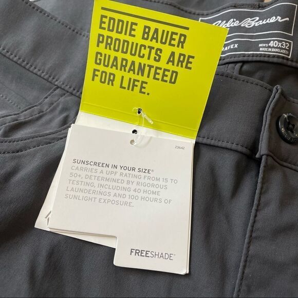 NWT 40/32 Eddie Bauer Horizon 5 Guide Pant Carbon Gray - Picture 5 of 14